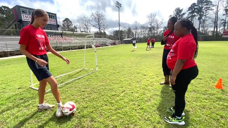 Northeast High Trojan Games Soccer Lesson