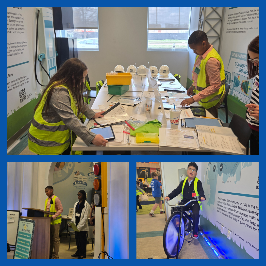 tva uplift students doing job skills