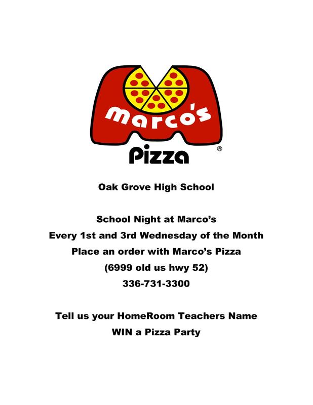 Pizza Night 1st and 3rd Wednesday of the Month