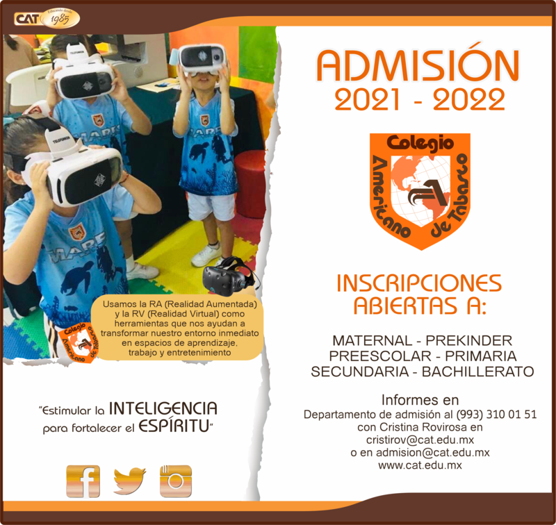 PRIMARIA: ADMISIÓN 2021 - 2022 Featured Photo