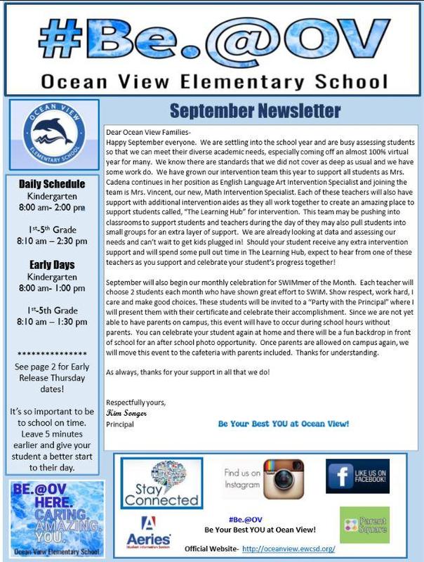 September Newsletter