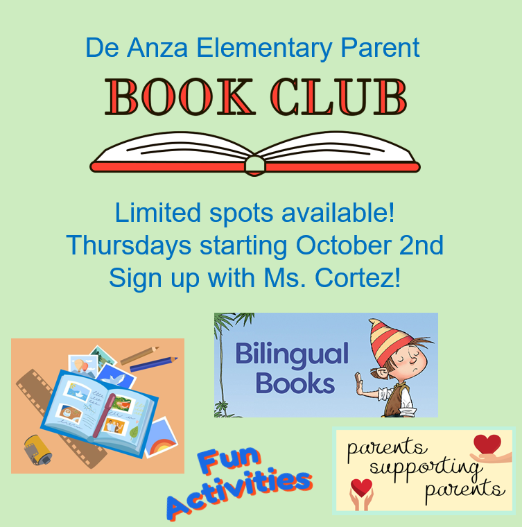 Parent Book Club Flyer