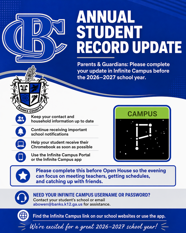 Annual Student Record Update