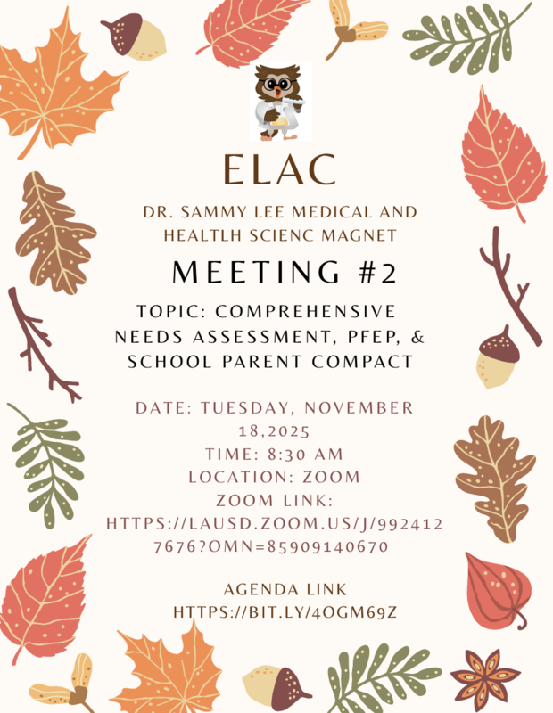 ELAC Meeting Featured Photo