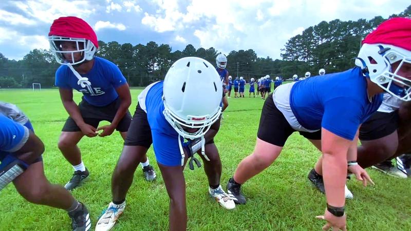 Southeast High School Football Players Linemen