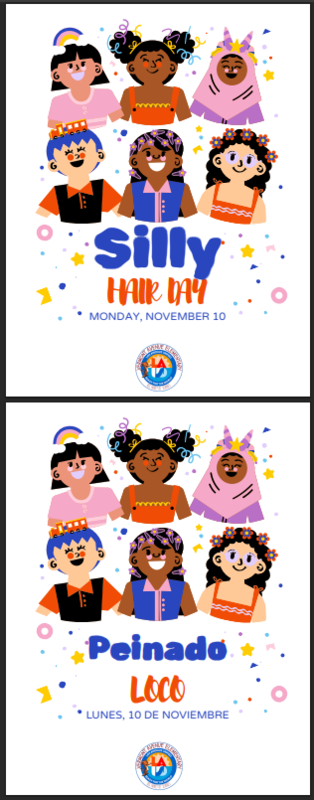 Silly Hair Day on 11/10/2025