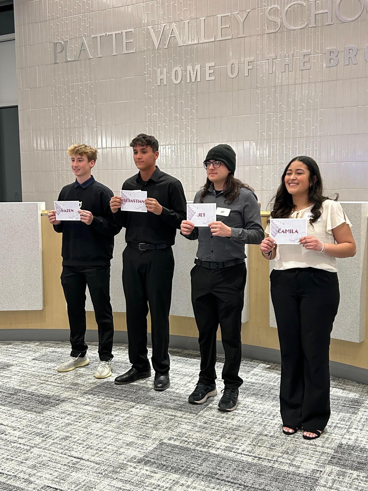 Award Winners at BOE Meeting