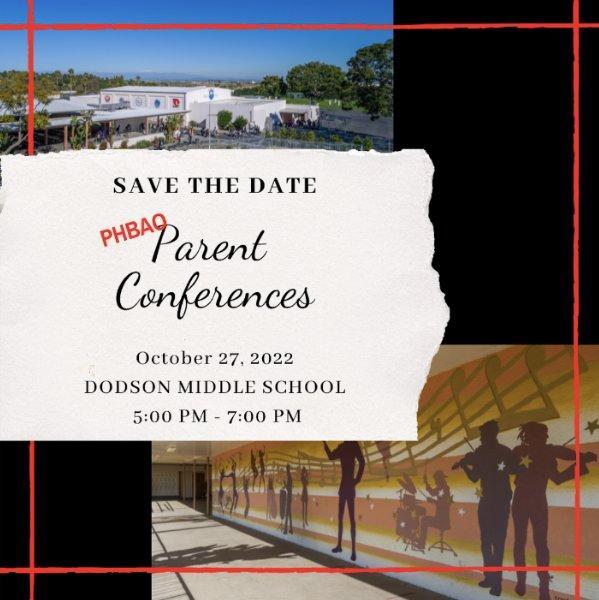 PHBAO Parent Conferences Rudecinda Sepulveda Dodson Middle School