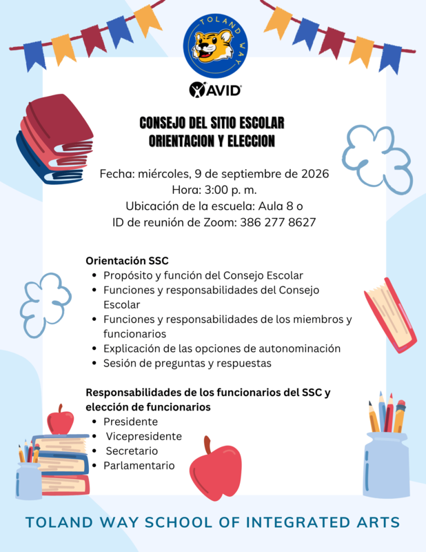 Join us for SSC Orientations and Elections!