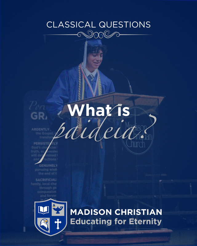 student speaking at graduation
