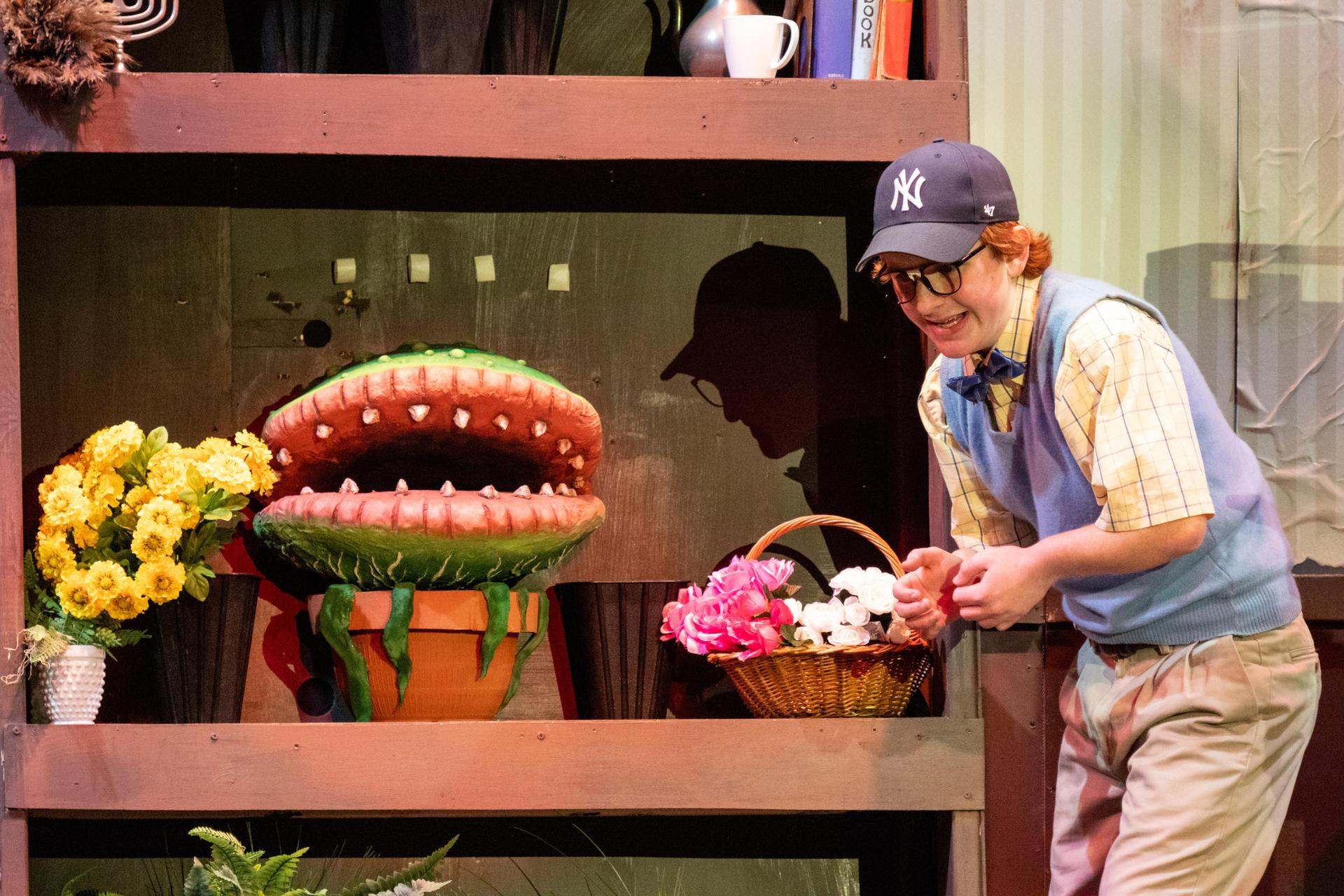 A scene from Little Shop of Horrors