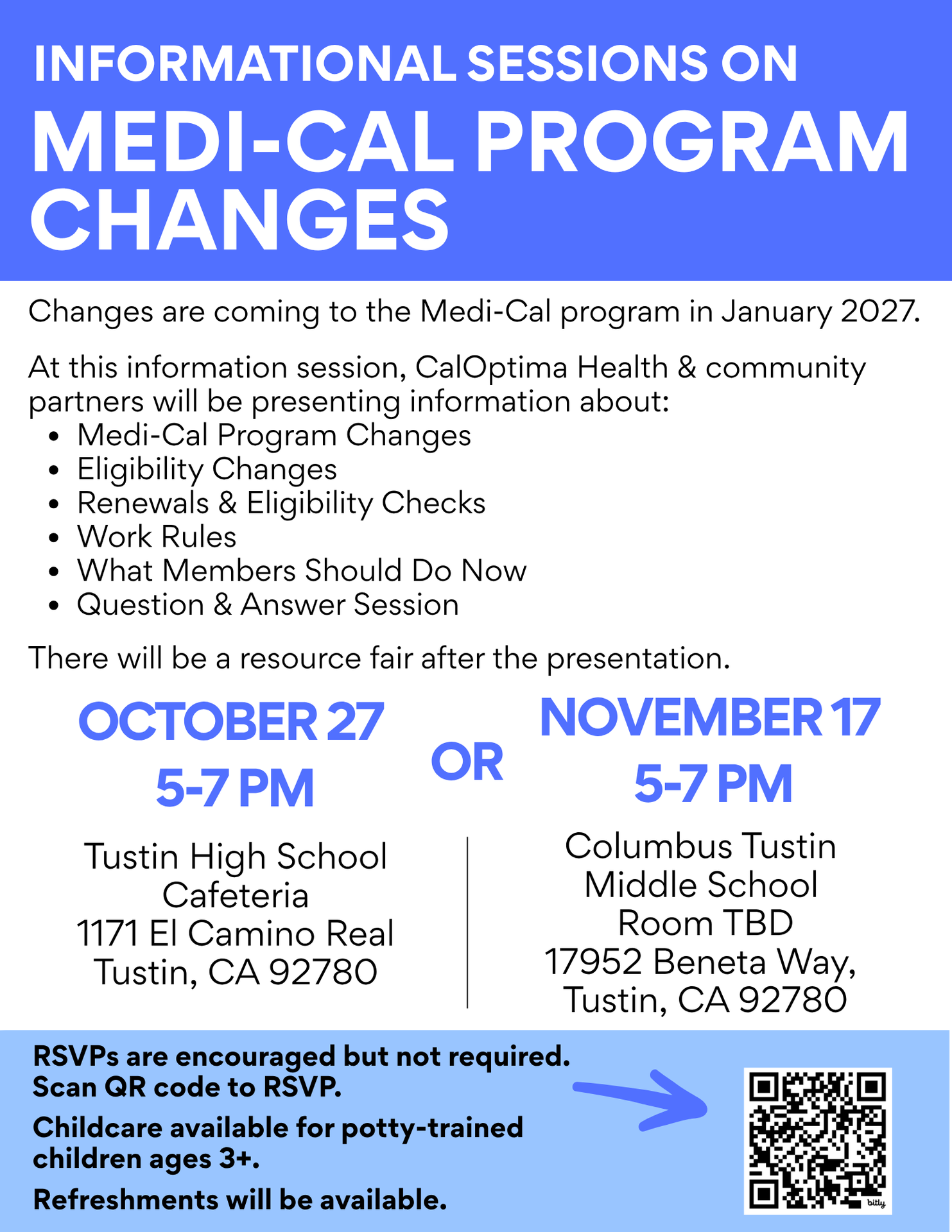 MediCal Program Changes