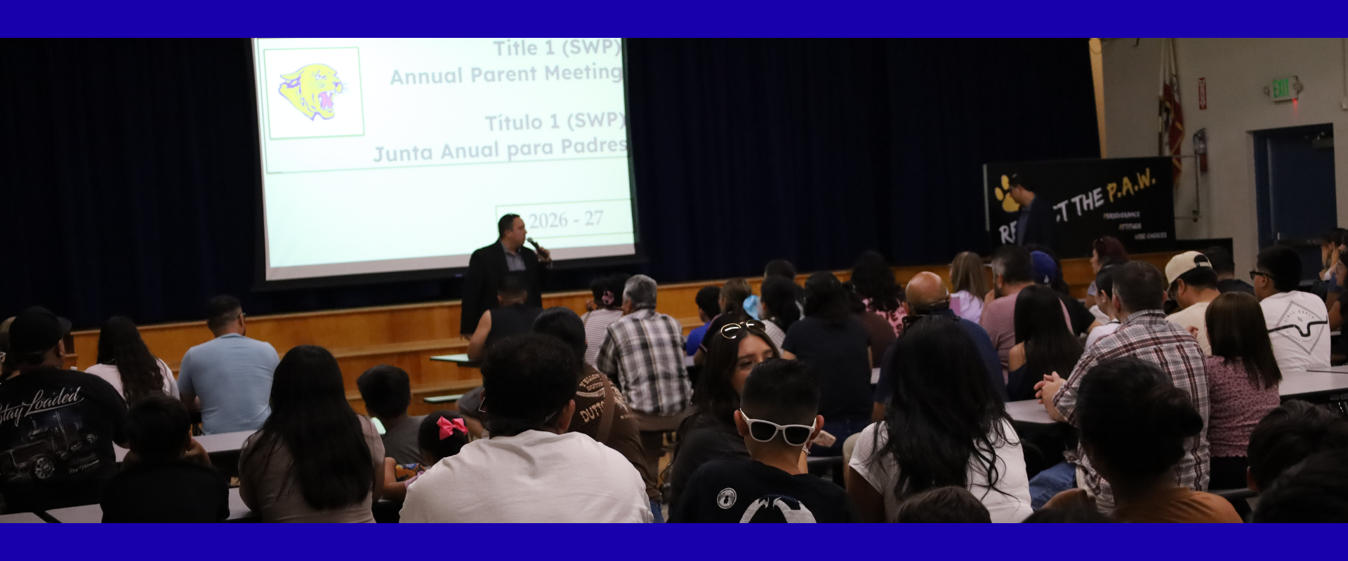 Back to School Night presentation.
