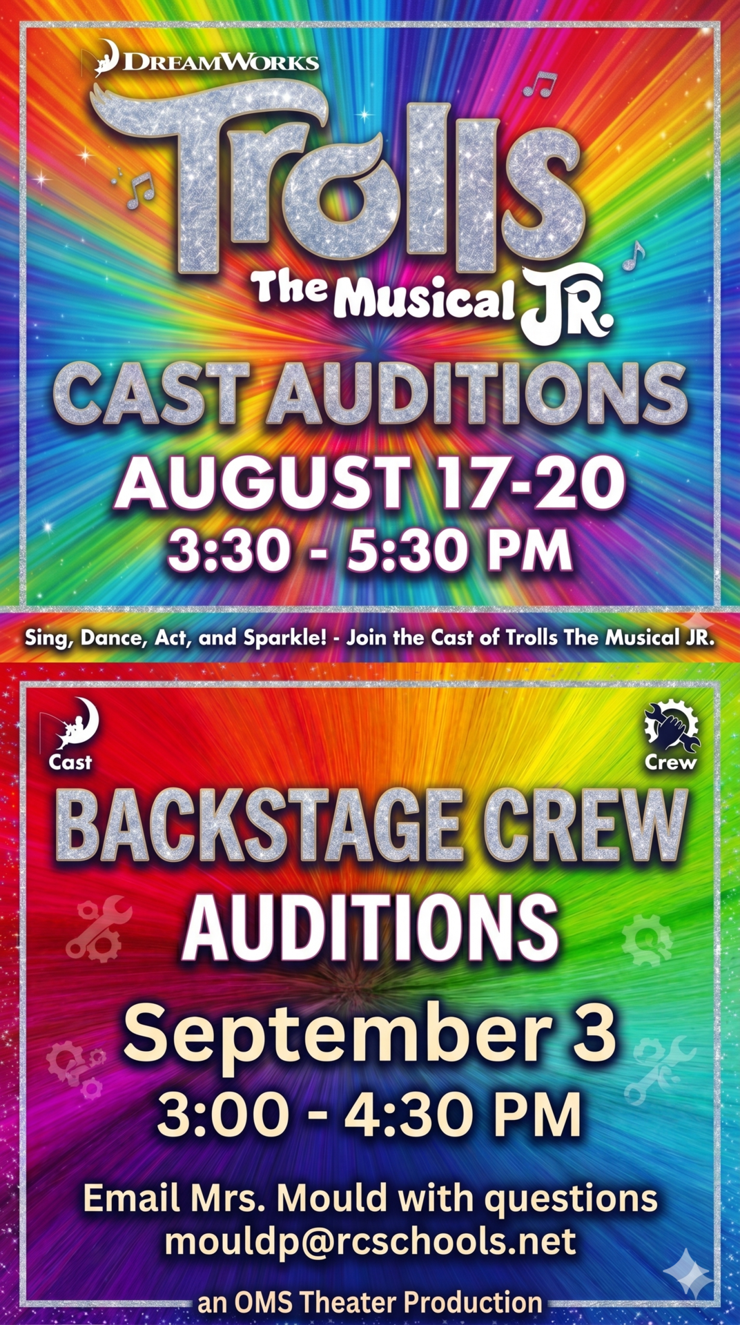 Trolls Audition Information