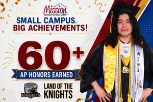 Graphic with Mission Collegiate graduate