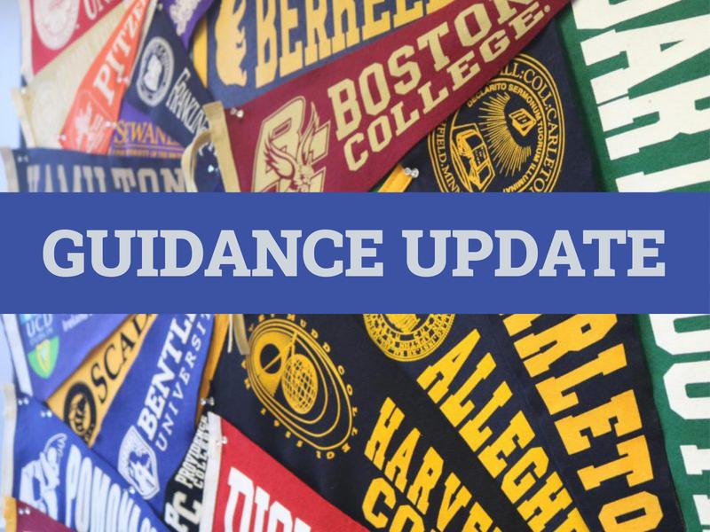 Guidance/Senior Class Events & Updates