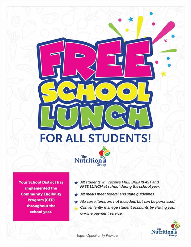 Free School Lunch Flyer