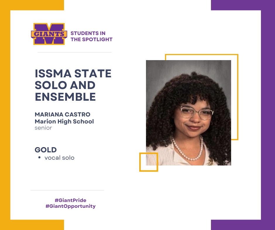 promo graphic - ISSMA State Solo & Ensemble 2026 - Mariana Castro - MHS