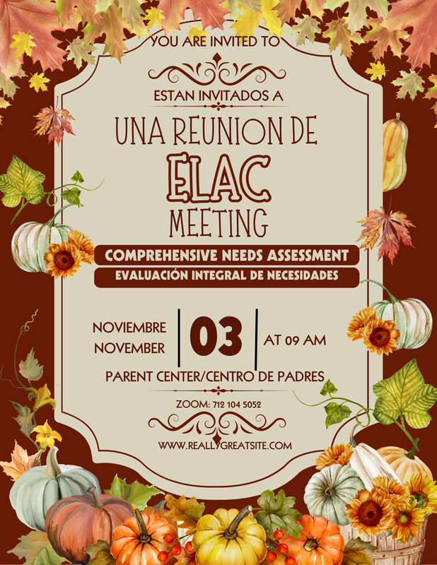 elac meeting flyer