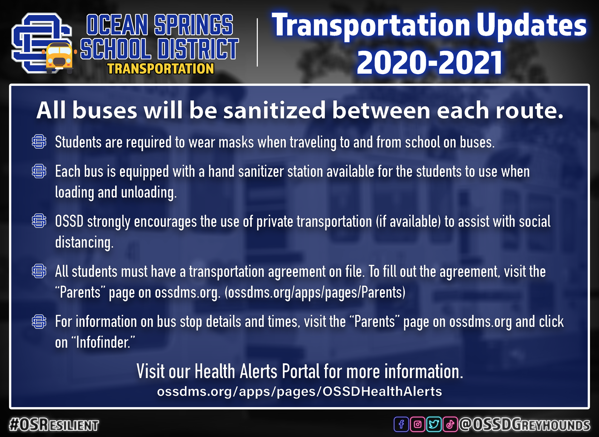 SY21 Transportation updates