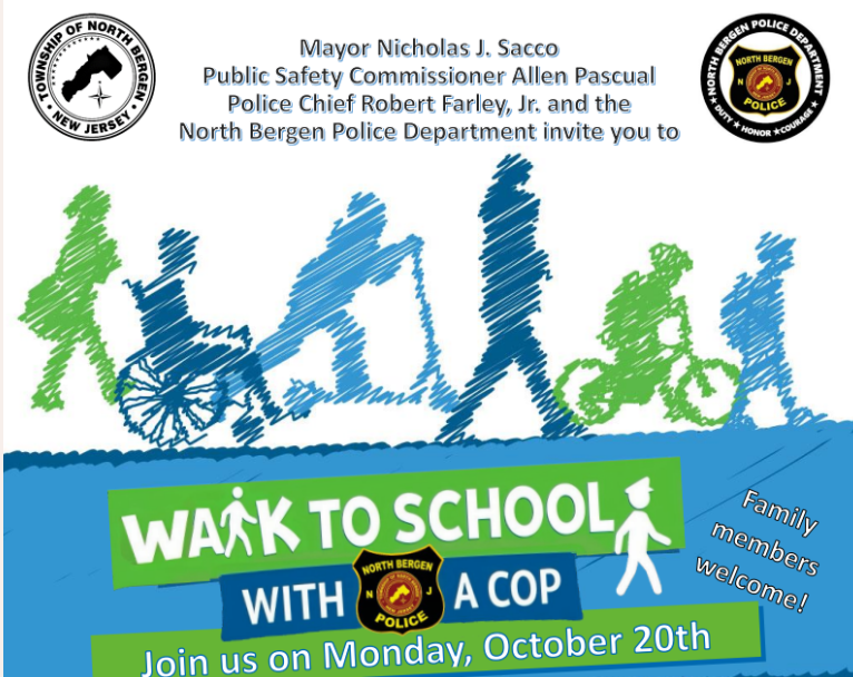 walk to school with a cop