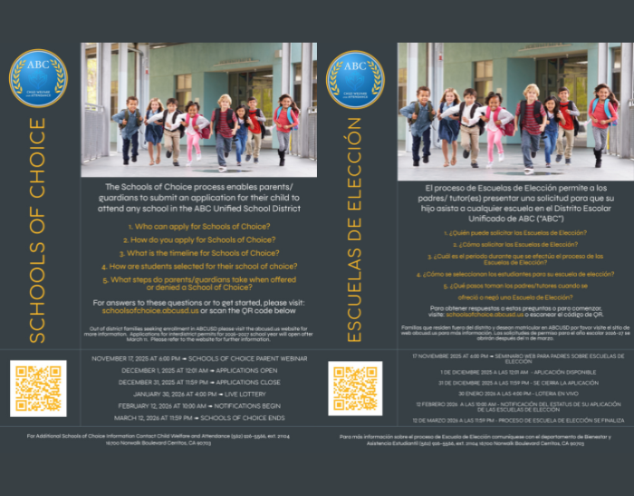 2025 Schools of Choice Webinar November 17 at 6:00 pm