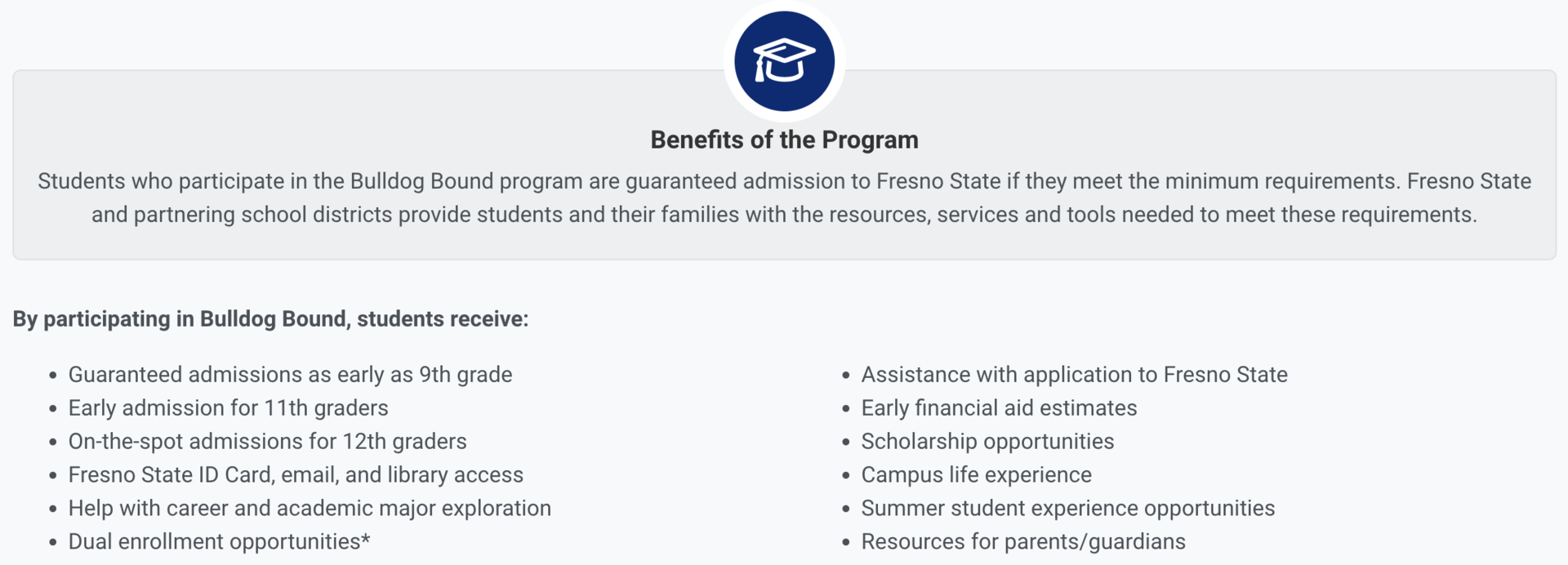 Benefits of Bulldog Bound