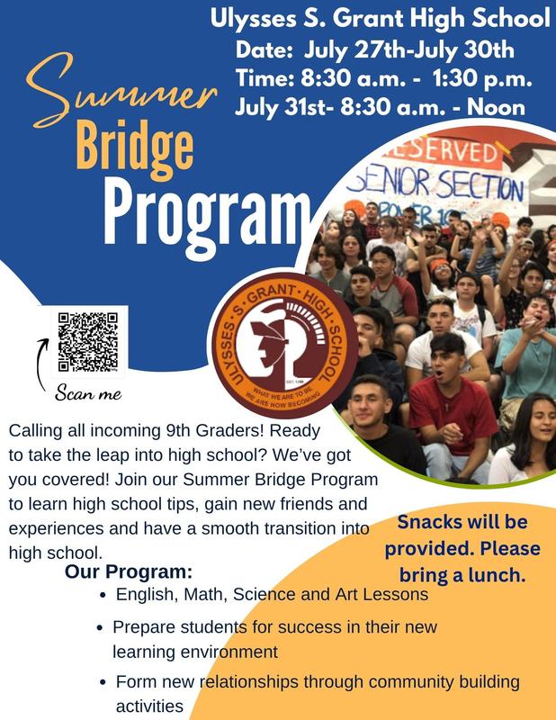 Summer Bridge for Incoming 9th Graders - SIGN UP TODAY! Featured Photo