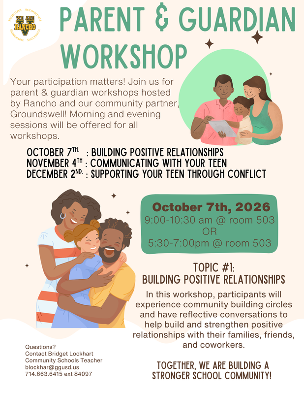 Parent and Guardian Workshop Series Featured Photo