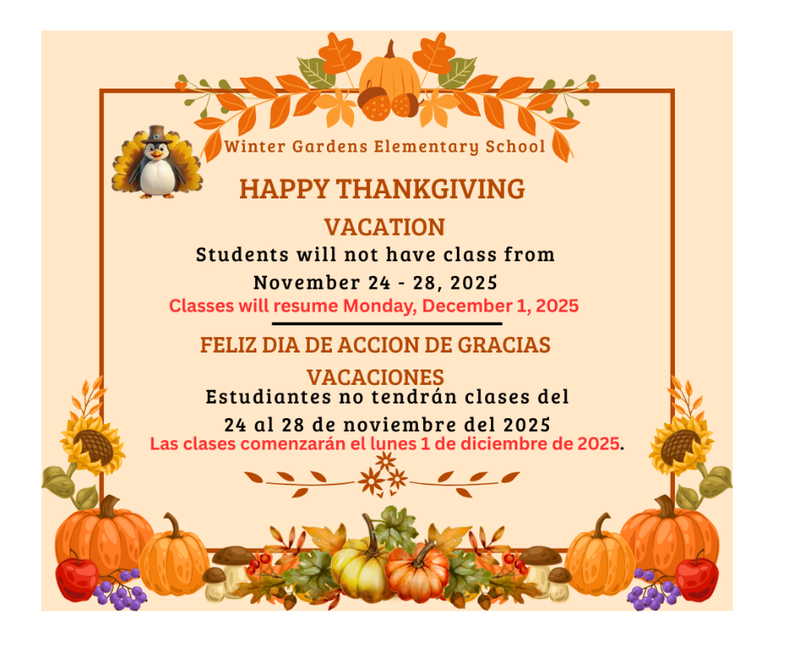 Thanksgiving Flyer