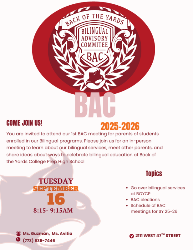 Bilingual Advisory Committee Meeting