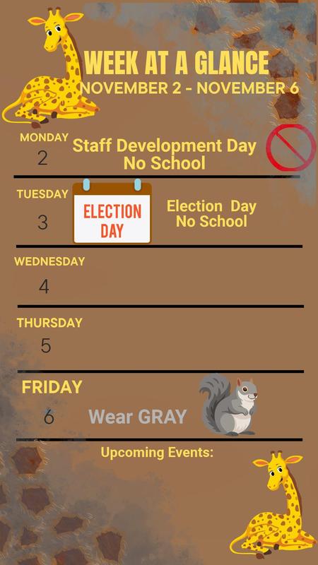 week at a glance