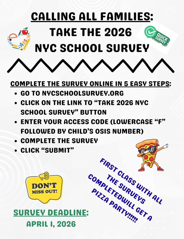 TAKE THE 2026  NYC SCHOOL SURVEY