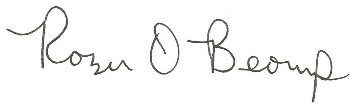 signature of the super