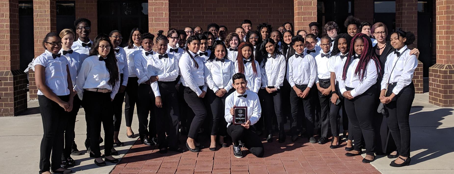 Hardeeville-Ridgeland Middle School Advanced Band Earns Excellent Rating at State Assessment