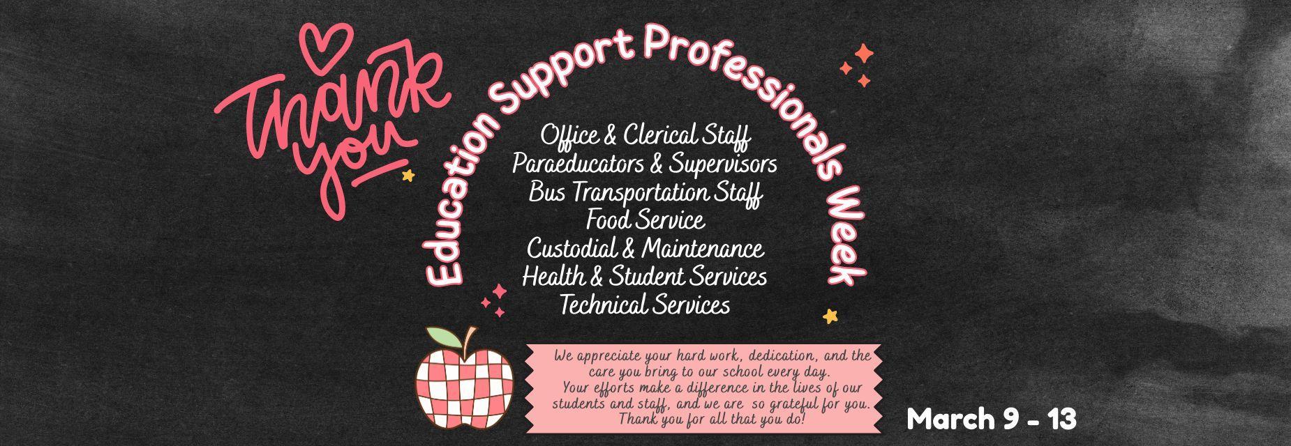 Education Support Professionals Week