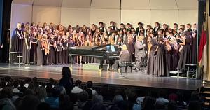Wilkes All County Chorus Concert Chamber singers performing