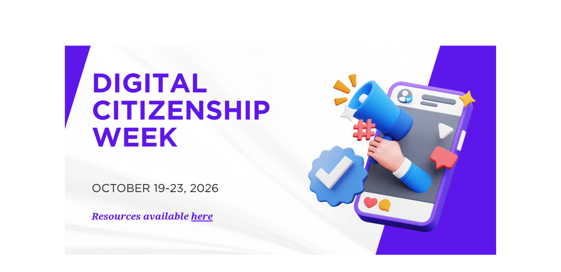 Digital Citizenship Week: October 19-23, 2026