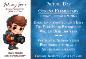 Information about the day for fall pictures.