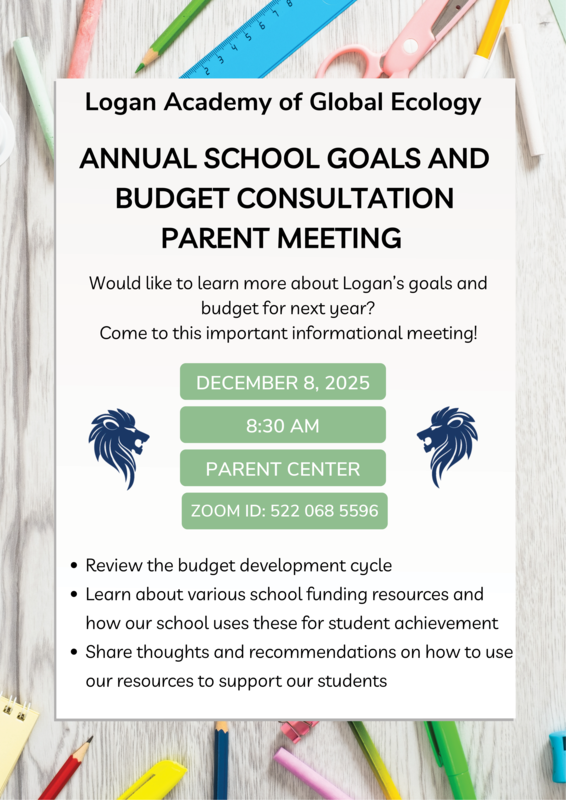 Annual Budget Parent Meeting