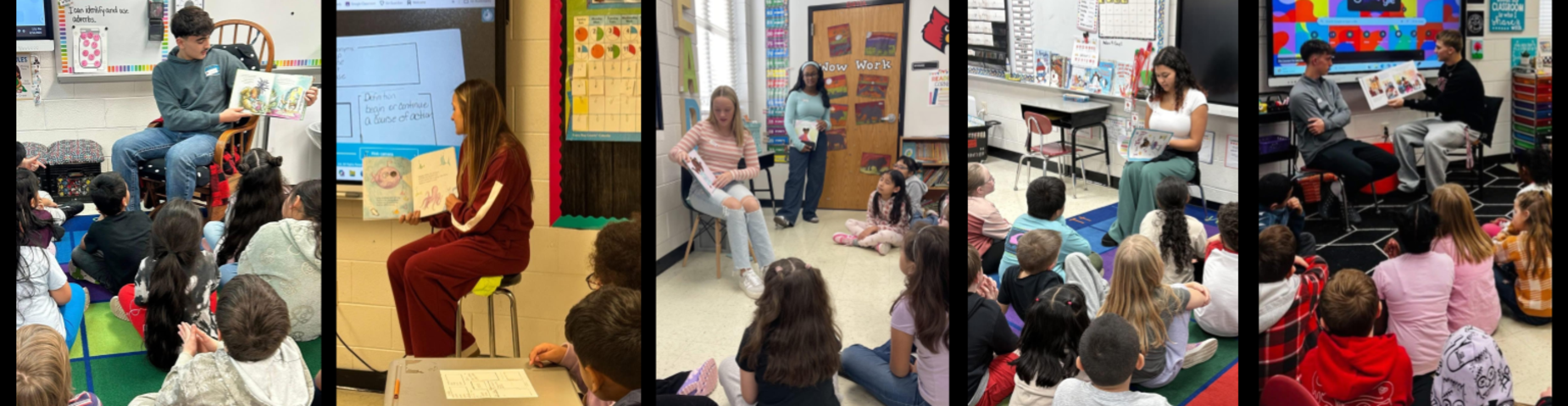 Shoutout to our amazing high school readers for helping MES students celebrate Black History Month by sharing powerful stories! Your leadership, kindness, and big hearts made the day truly special for MES students.