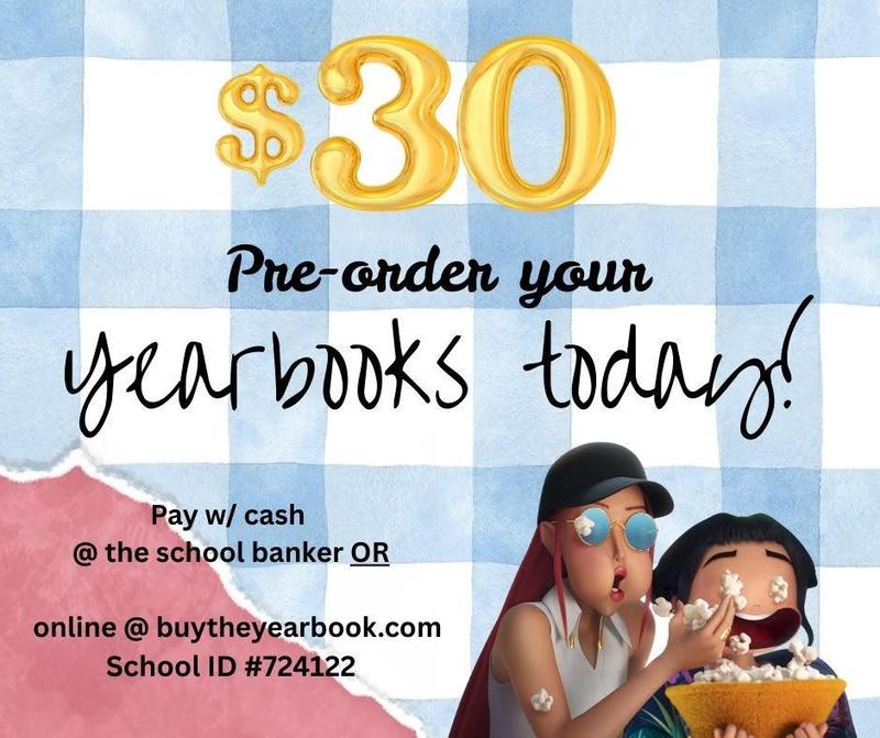 Reserve your 25-26 Yearbook Today!