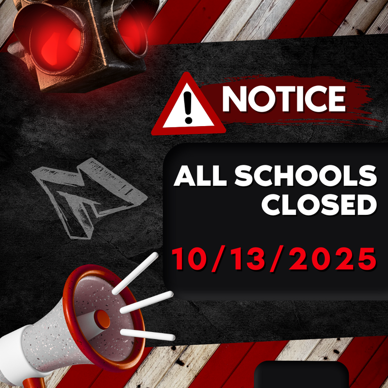 all West New York schools will be closed on Monday, October 13, 2025.