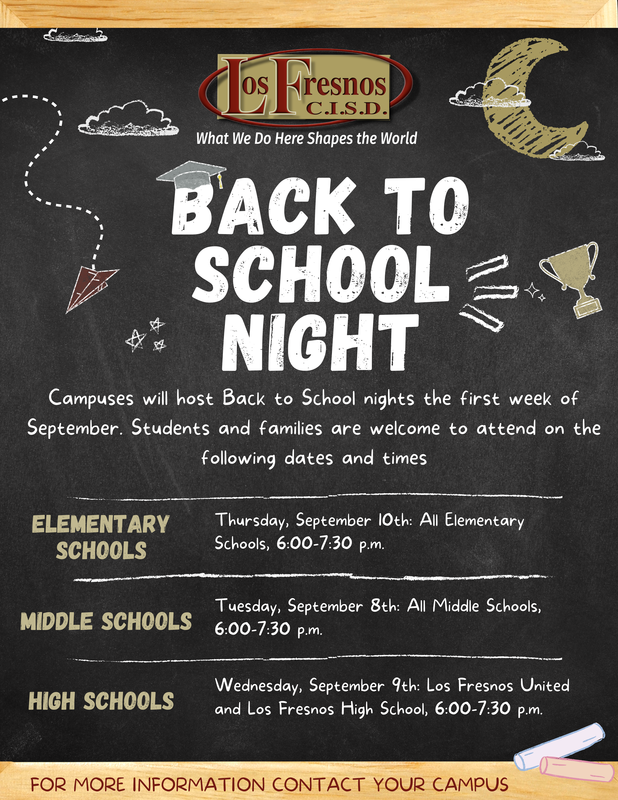 Back to School Night