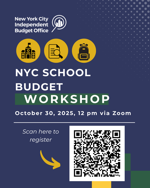 NYC School Budget QR Code.