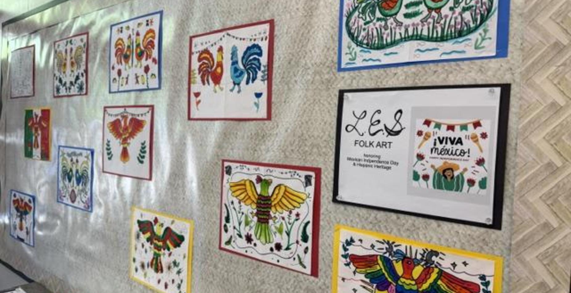 Art at the District Office.