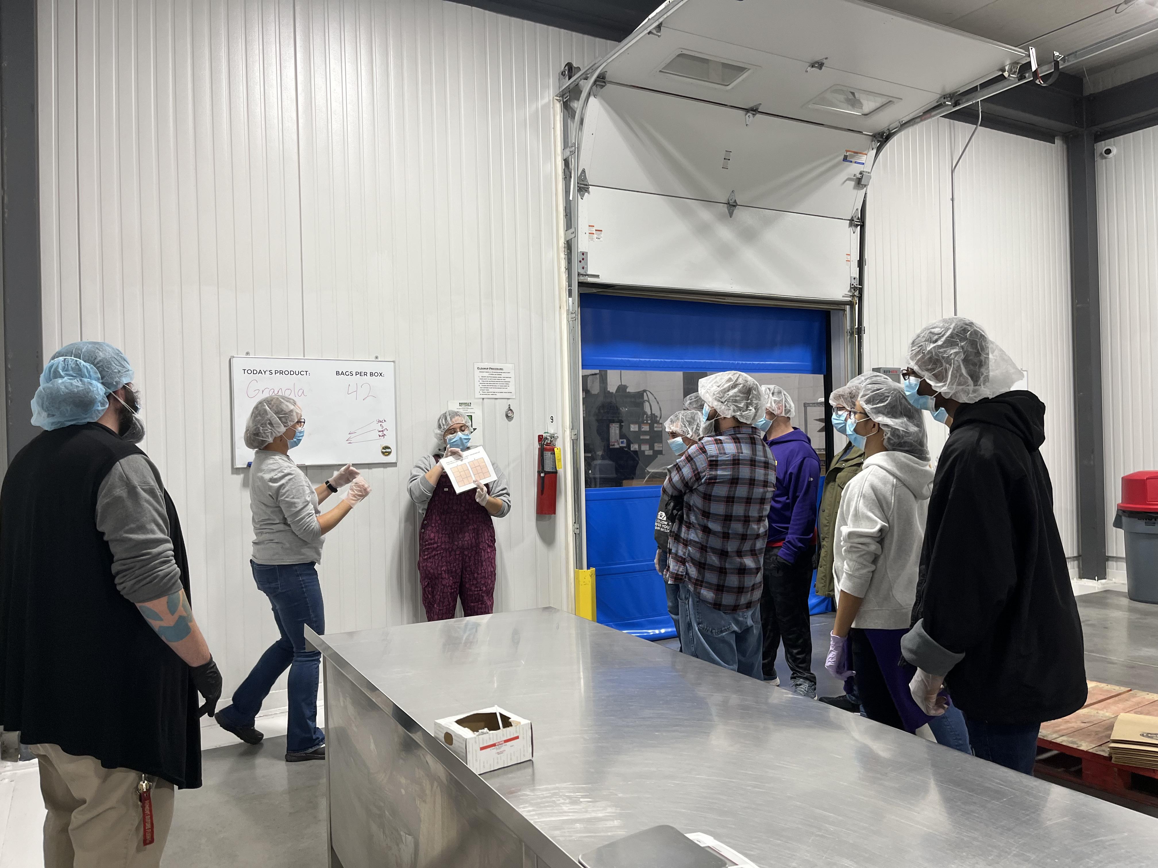 CAP students at Second Harvest