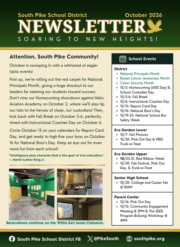 spsd newsletter october 2026