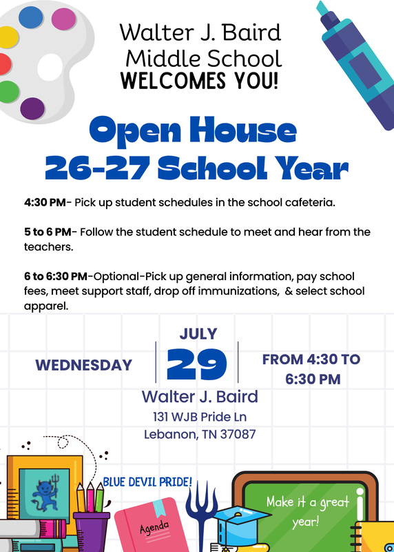 Open House - July 29th