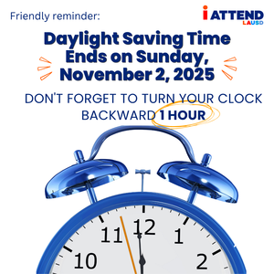Daylight Saving Time ends on Sunday, November 2, 2025